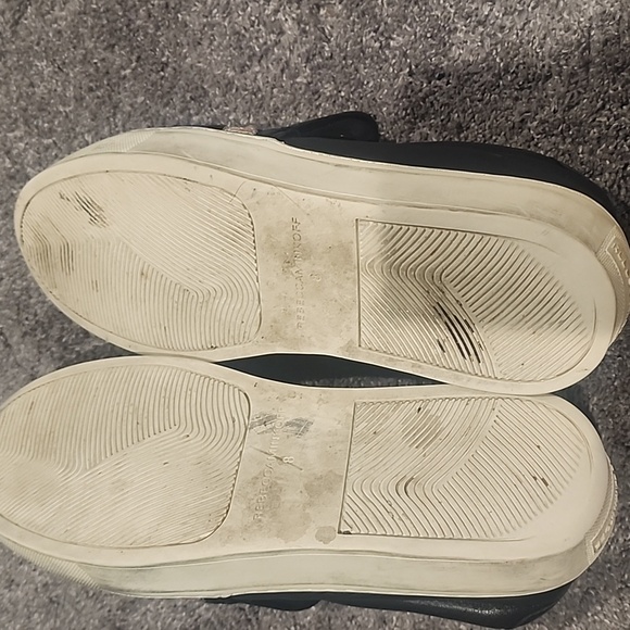 Rebecca Minkoff Embroidered Black Slip-On Shoes - Picture 3 of 4